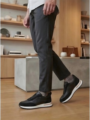 Crc %100 Hakiki Deri Lüks Sneaker - Keçi Derisi Astarlı Ortopedik Hafif Eva Taban Konfor Ayakkabı