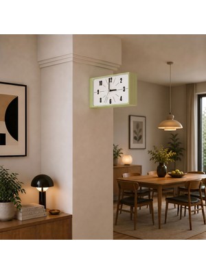 Fibrika Store Retro Station Duvar Saati - Minimalist Tasarım