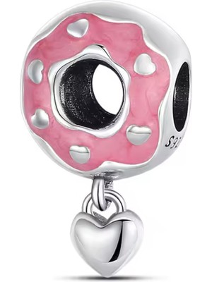 Fubena Kalp Sallantılı Donut Charm