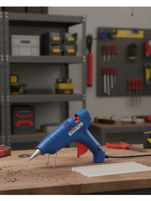 TKÇ Hızlı Isınan 100 W Silikon Tabancası 11 mm Silikon Uyumlu 5 Adet Silikon