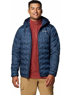 Columbia Delta Ridge™ Iı Down Hooded Jacket Erkek Outdoor Montu (650 Dolgu Kaz Tüyü) 2086221464 Lacivert