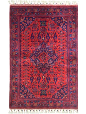 Kilim Co. El Dokuma Afgan Bilicik Halısı 100X150 cm (1.5 M²)