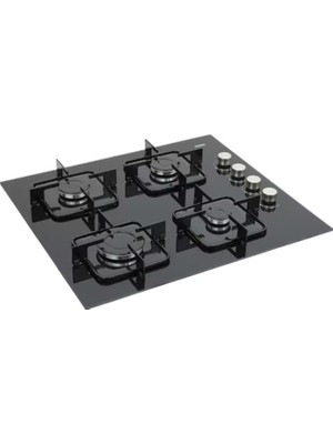Ukinox ARES60 Siyah Emaye Ankastre Ocak 60 cm
