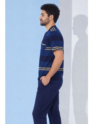 %100 Koton Pijama Takımı Uzun
