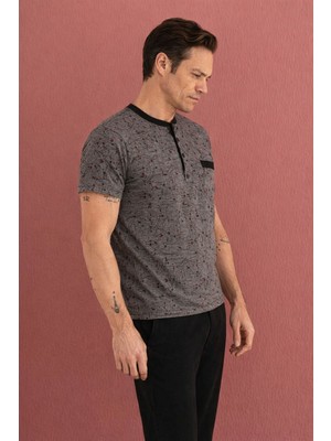 %100 Koton Pijama Takımı Uzun