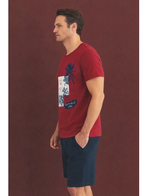 %100 Koton Pijama Takımı Şort