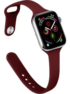 Naturion Newface Apple Watch 38MM Klasik Kordon - Bordo