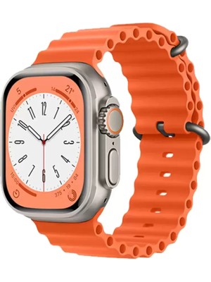 Naturion Newface Apple Watch 42MM Ocean Kordon - Turuncu