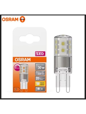 Osram 3W Dimmer Uyumlu G9 Duylu 2700 Kelvin Sarı Işık F Enerji 320 Lümen LED Kapsul Ampul