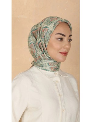 Lo'cella Pamuklu Soft Eşarp 4561-7 Canlı Yeşil