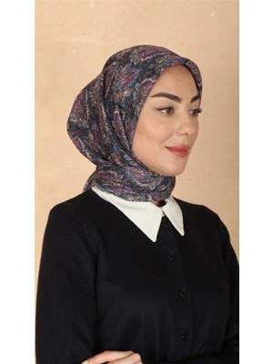 Lo'cella Pamuklu Soft Eşarp 4561-1 Lacivert