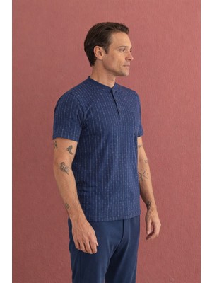 %100 Koton Pijama Takımı Uzun