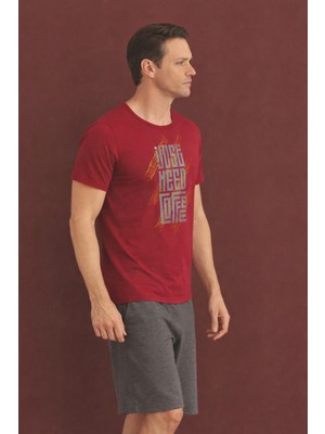 %100 Koton Pijama Takımı Şort
