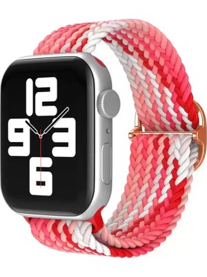 Naturion Newface Apple Watch 42MM Star Kordon - Pembe-Kırmızı