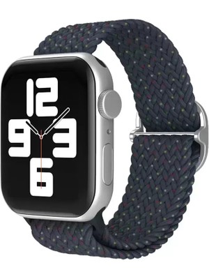 Naturion Newface Apple Watch 42MM Star Kordon - Benekli Lacivert