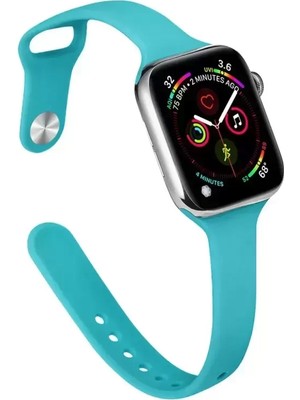 Naturion Newface Apple Watch 42MM Klasik Kordon - Turkuaz