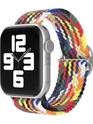 Naturion Newface Apple Watch 42MM Star Kordon - Gökkuşağı 1