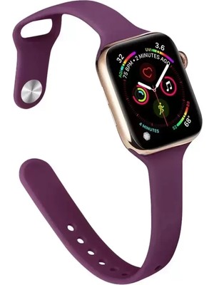Naturion Newface Apple Watch 42MM Klasik Kordon - Mürdüm