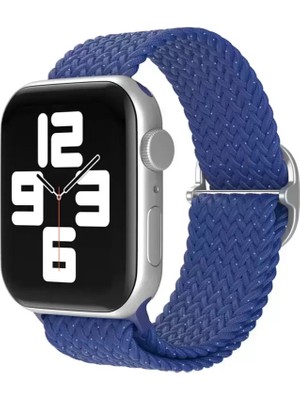 Naturion Newface Apple Watch 42MM Star Kordon - Benekli Mavi