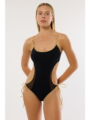Ayyıldız 4203 Siyah Gold Mayokini