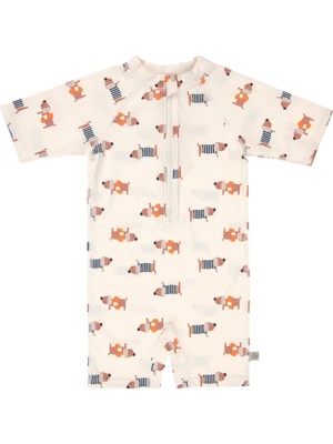 Lassig Uv Korumalı Mayo Beach Dog Orange Dark Sea
