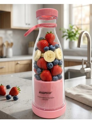 sbodurhome USB Şarjlı Mini Blender Taşınabilir Smoothie Yapıcı Hafif ve Pratik Tasarım