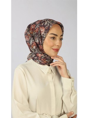Lo'cella Pamuklu Soft Eşarp 4565-4 Koyu Mürdüm