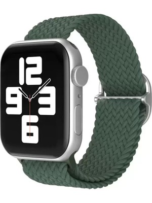 Naturion Newface Apple Watch 38MM Star Kordon - Koyu Yeşil