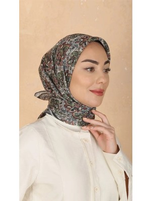 Lo'cella Pamuklu Soft Eşarp 4561-2 Gri