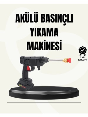 sbodurhome 48V Şarjlı Basınçlı Yıkama Makinesi Kablosuz Su Tabancası