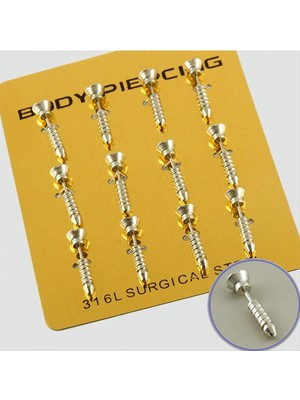 sbodurhome Vidalı Çelik Piercing 1 Adet