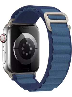 Naturion Newface Apple Watch 38MM Mountain Kordon - Lacivert