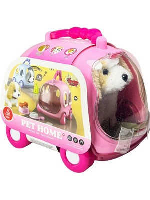 sbodurhome JND-6802 Taşıma Araba Çantalı Hareketli Pilli Köpek Set - Stokta Olan Renk Gönderilir