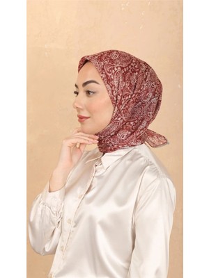 Lo'cella Pamuklu Soft Eşarp 4567-5 Kırmızı