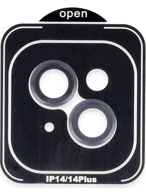 Mudanis Joko Apple Iphone 14 Pvd Metal Kamera Lens - Siyah