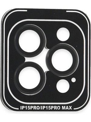 Mudanis Joko Apple Iphone 15 Pro Max Pvd Metal Kamera Lens - Siyah