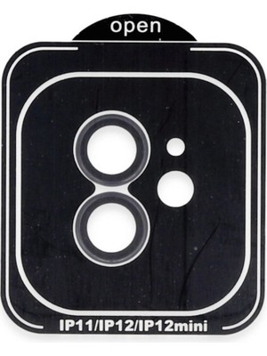 Mudanis Joko Apple Iphone 11 Pvd Metal Kamera Lens - Siyah