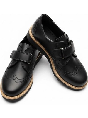 Zekids Erkek Çocuk Deri Oxford Ayakkabı