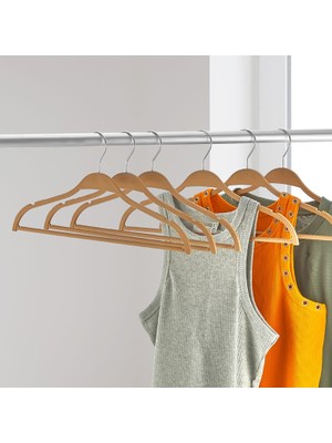 Elasu Woody Collection Slim Elbise Askısı 6’lı Set
