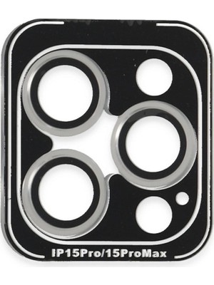 Mudanis Joko Apple Iphone 15 Pro Max Pvd Metal Kamera Lens - Gümüş