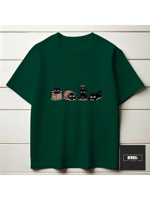 Etex Design Fourcatmood T-Shırt