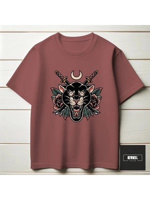 Etex Design Swordsandroses T-Shırt