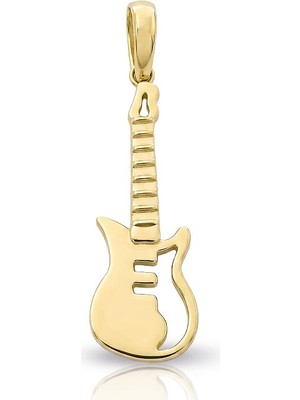Lilarote Gitar Altın Kolye Ucu