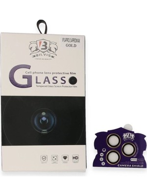 Mudanis Apple Iphone 14 Pro Max Bilvis Titan Kamera Lens - Gold