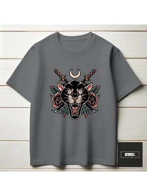 Etex Design Swordsandroses T-Shırt