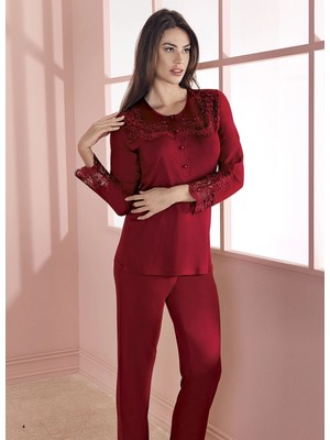 Freshness Uslucan Alışveriş Espuar 757 Penye 3'lü Sabahlık Pijama Takımı