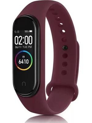 Naturion Newface Xiaomi Mi Band 4 Klasik Kordon - Mürdüm