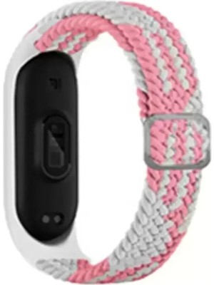 Naturion Newface Xiaomi Mi Band 4 Star Kordon - Pembe-Beyaz
