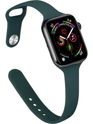 Naturion Newface Apple Watch 42MM Klasik Kordon - Haki Yeşil