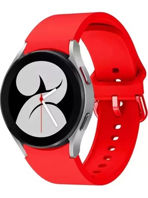 Naturion Newface Samsung Galaxy Watch 4 Klasik Kordon - Kırmızı